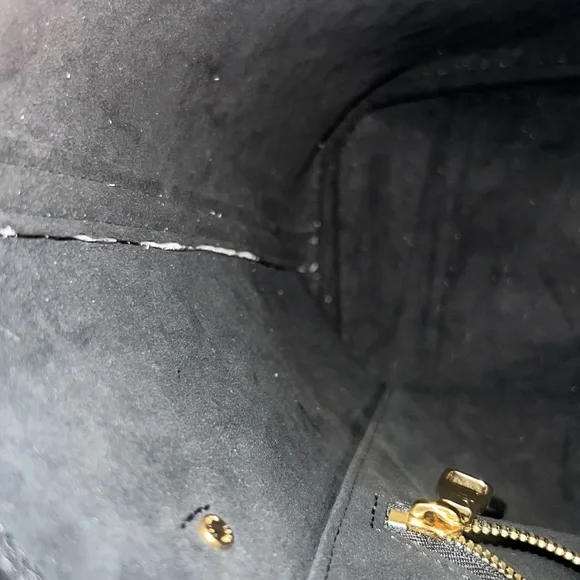 Louis Vuitton Black and White Leather Limited Edition Neverfull Tote Bag - Picture 8 of 13